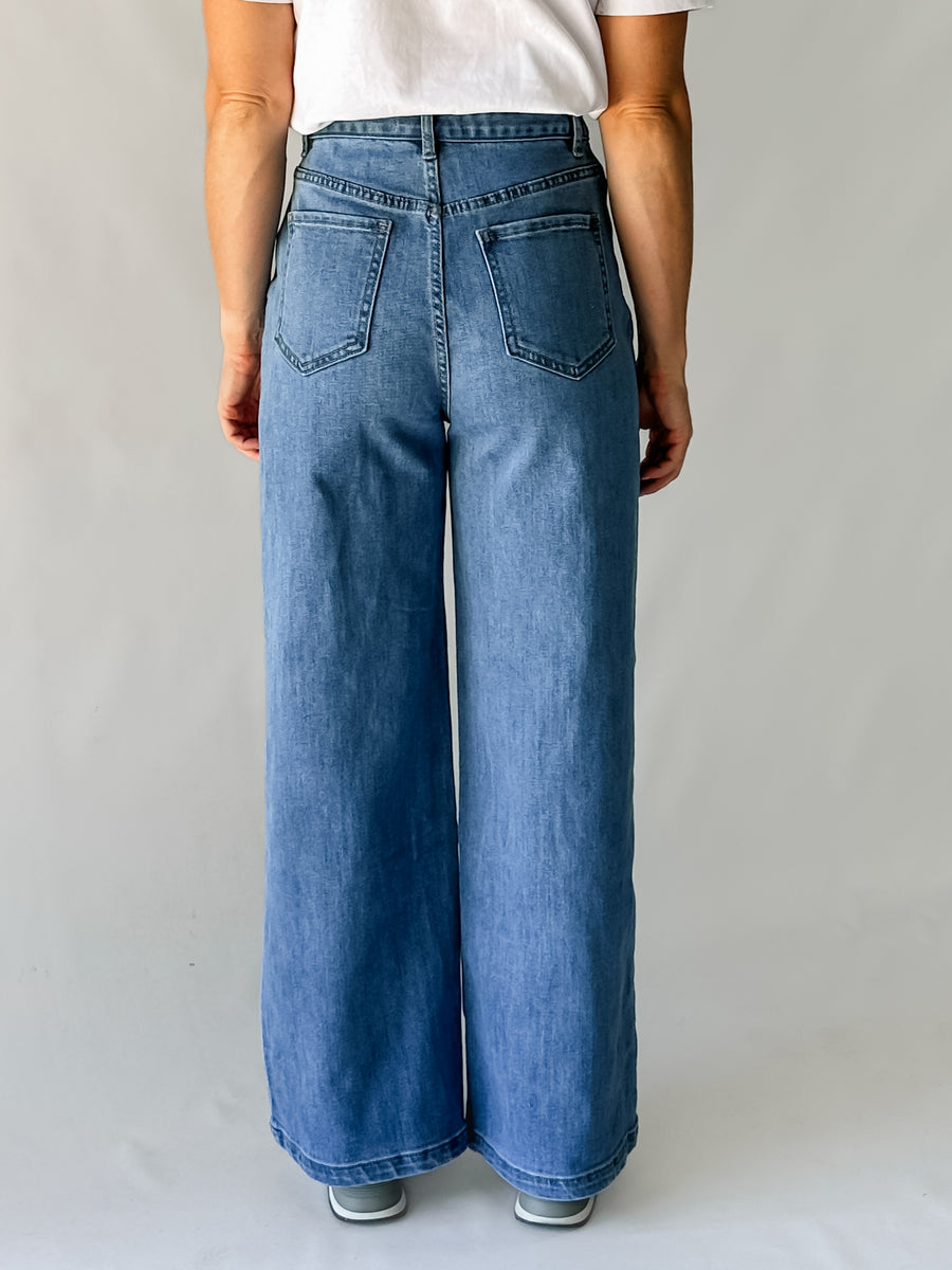 POSH JEANS - MID BLUE WASH