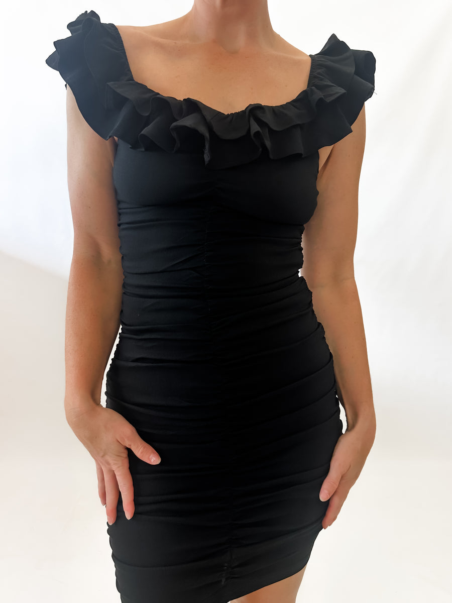FRONT RUNNER DRESS - BLACK