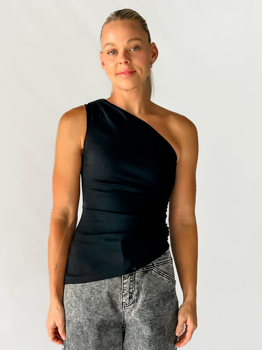 MALIKA TOP - BLACK