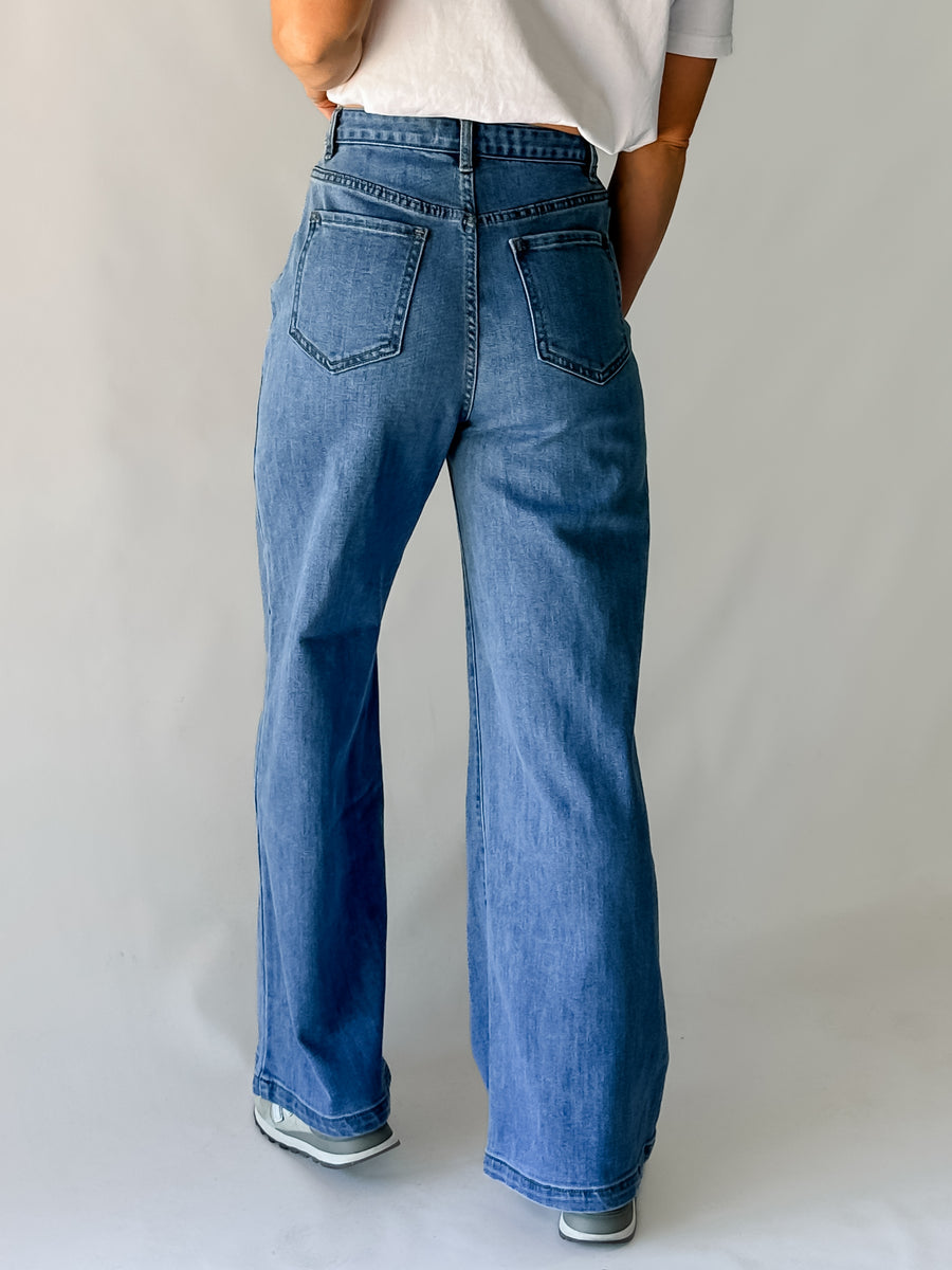 POSH JEANS - MID BLUE WASH