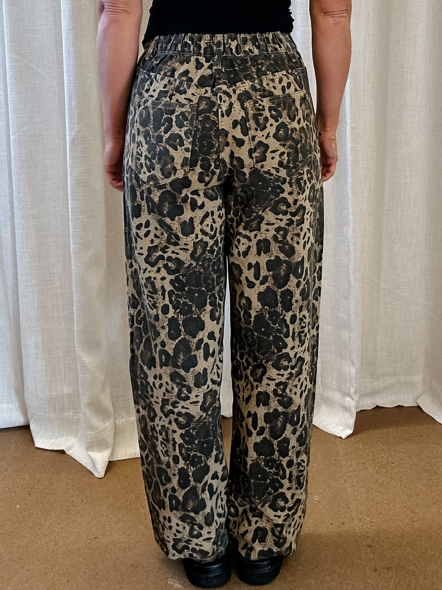 WILD SIDE LEOPARD JEANS