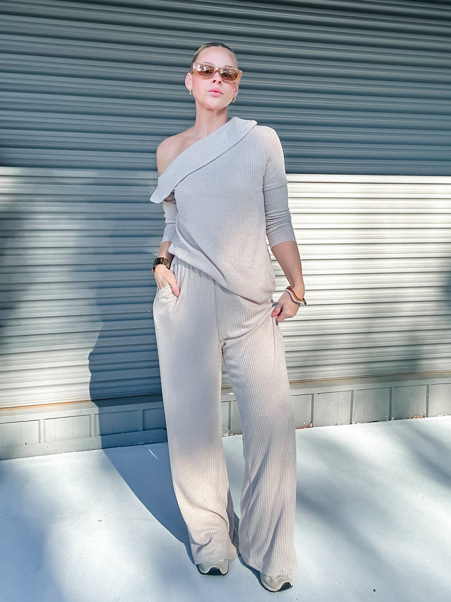 OFF DUTY PANTS - BEIGE