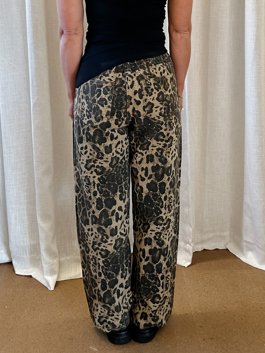 WILD SIDE LEOPARD JEANS