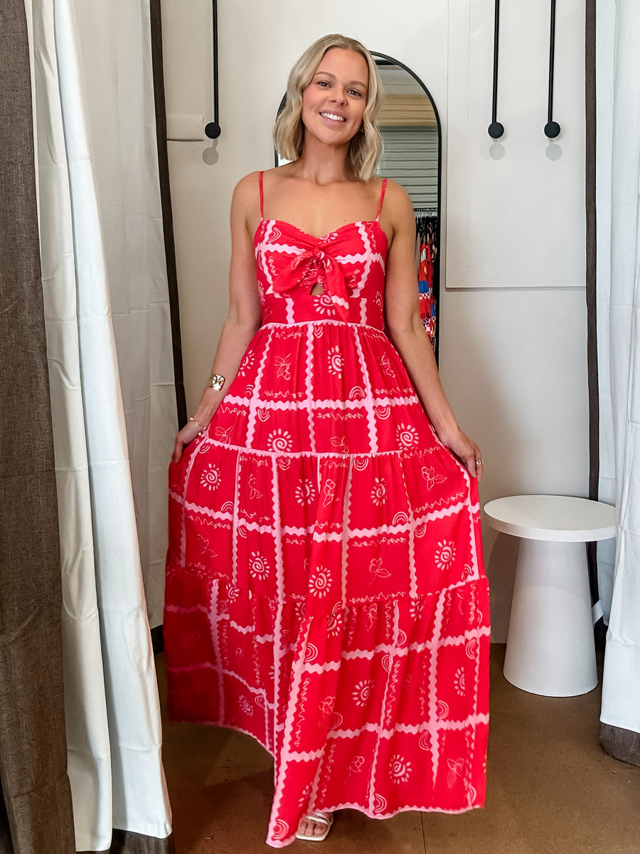ROUGE HORIZON MAXI DRESS