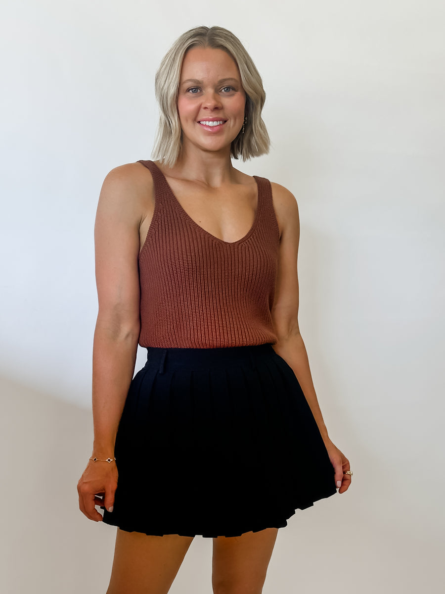 INTO THE NIGHT MINI SKIRT - BLACK