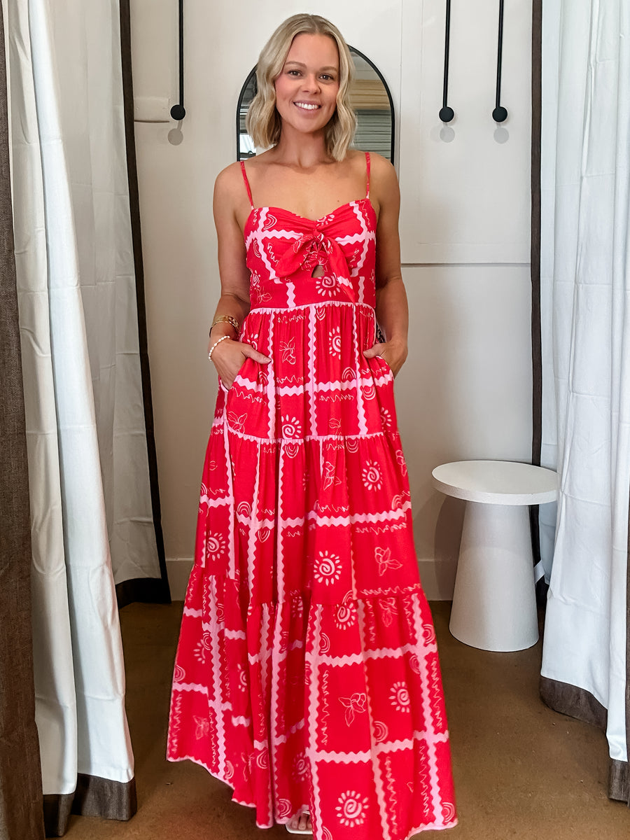 ROUGE HORIZON MAXI DRESS