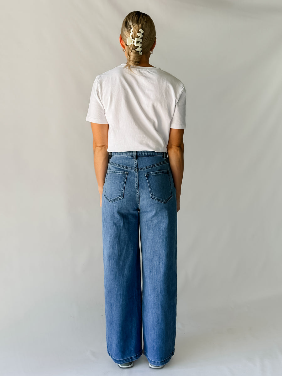 POSH JEANS - MID BLUE WASH