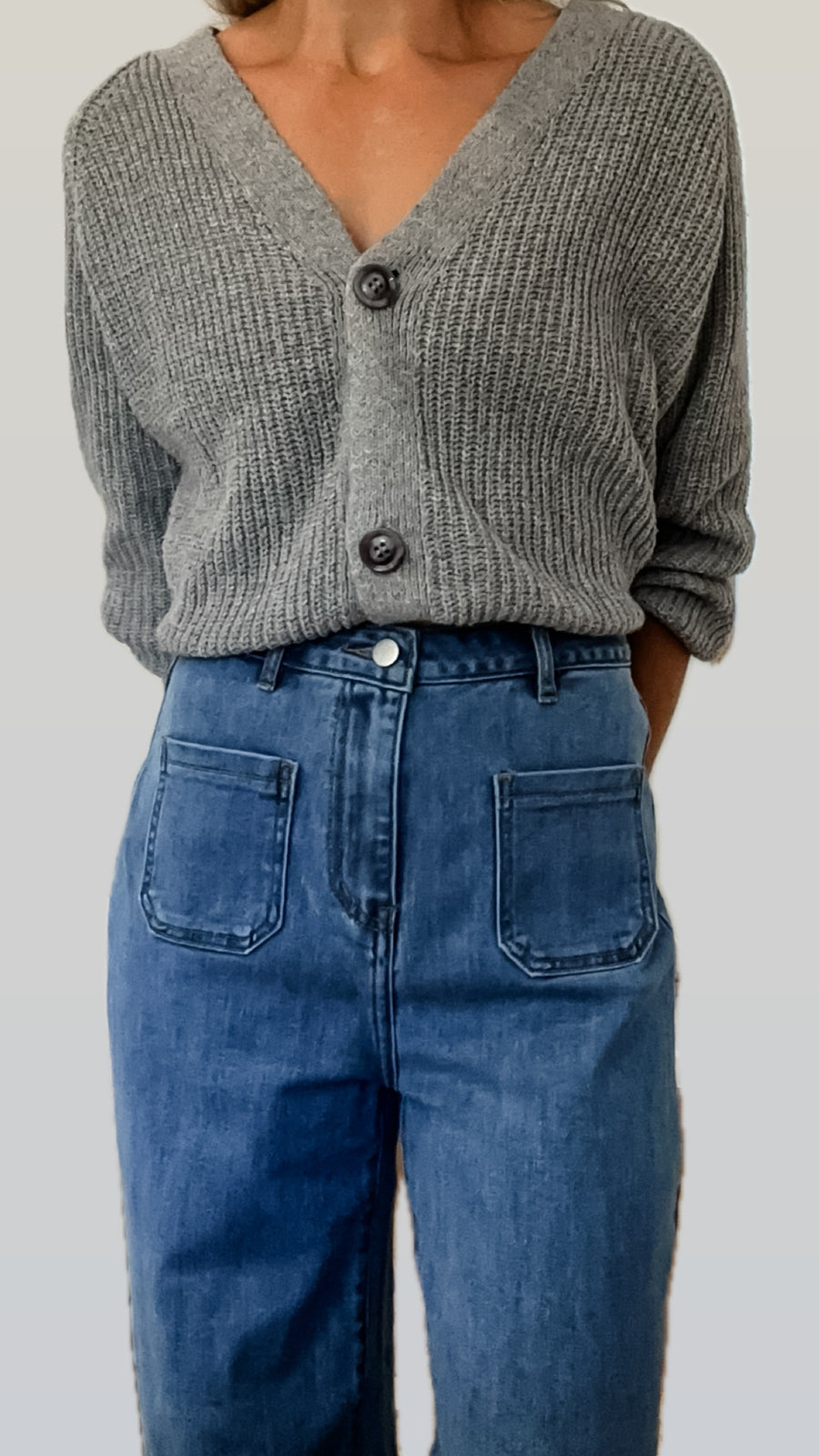 POSH JEANS - MID BLUE WASH