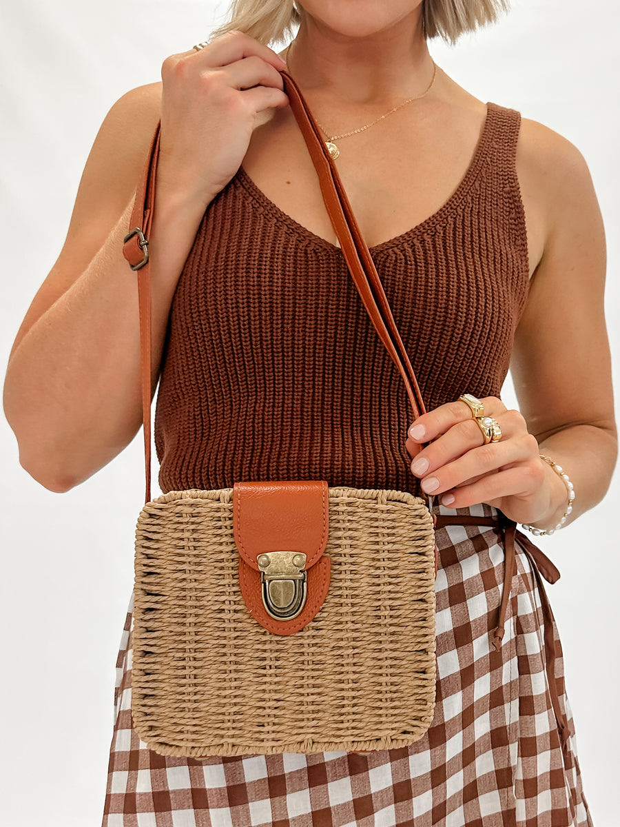 HAZE BAG - WOVEN TAN