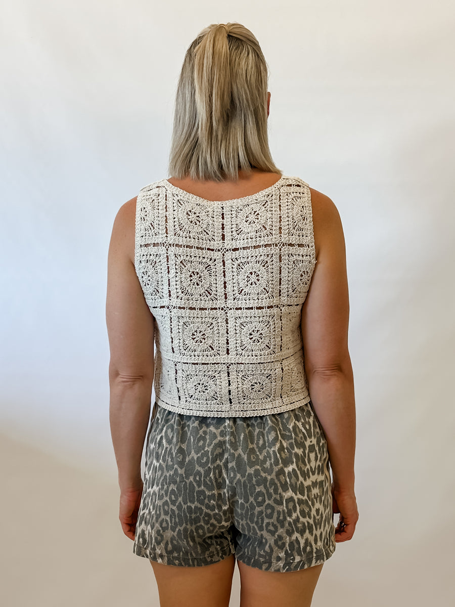 SAVANNAH SHORTS - LEOPARD