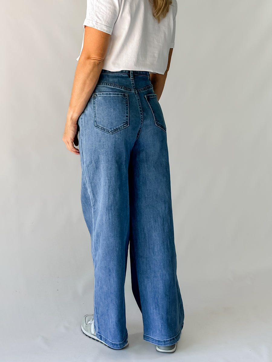 POSH JEANS - MID BLUE WASH