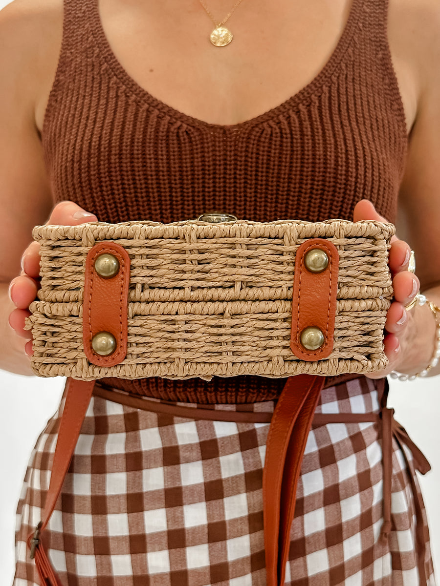 HAZE BAG - WOVEN TAN