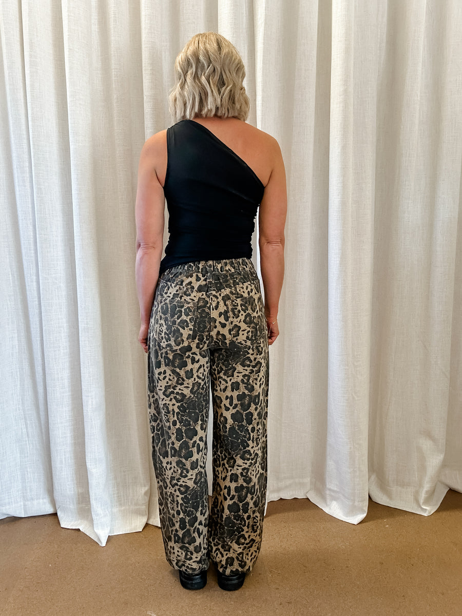 WILD SIDE LEOPARD JEANS