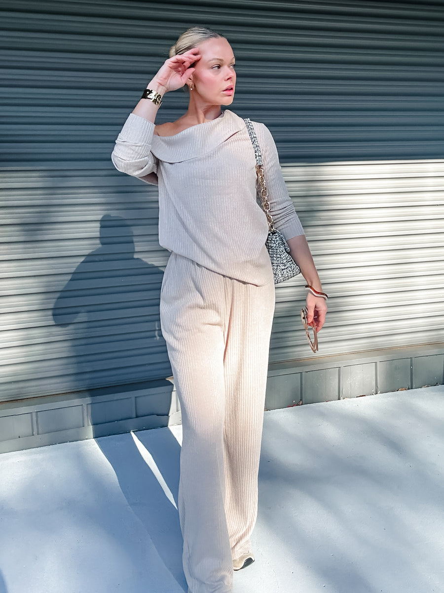 OFF DUTY TOP - BEIGE