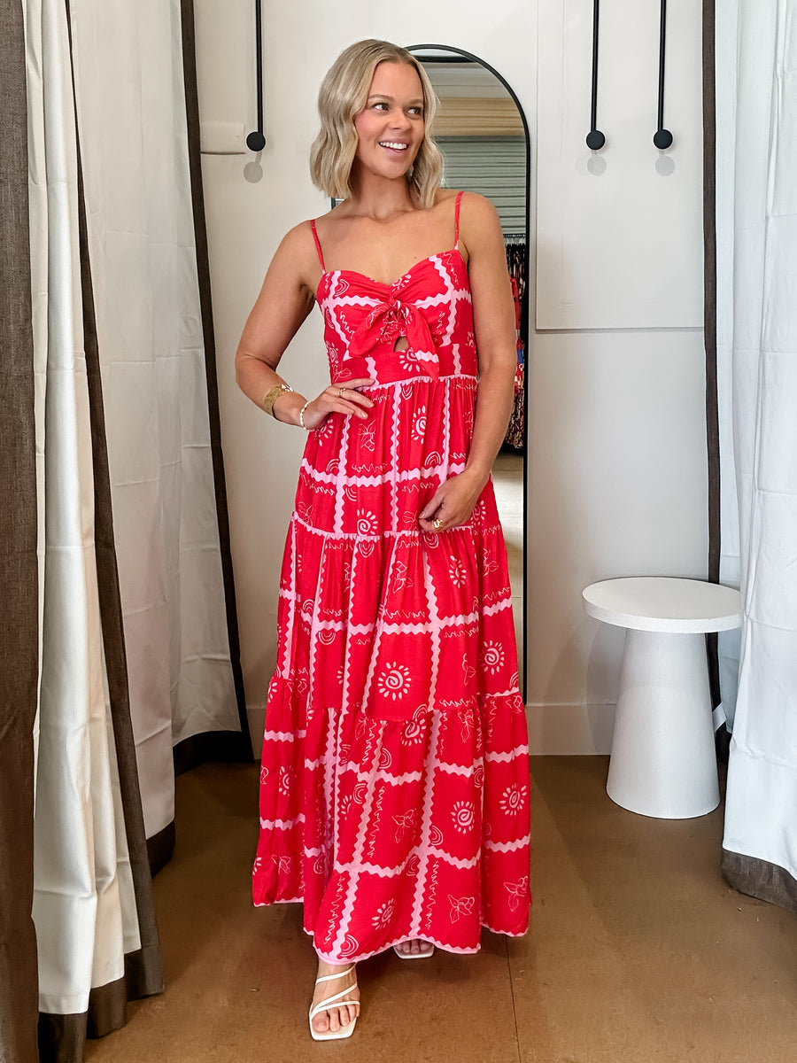 ROUGE HORIZON MAXI DRESS