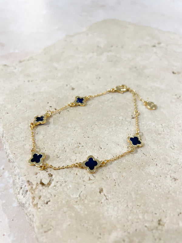 CLOVER BRACELET -  BLACK