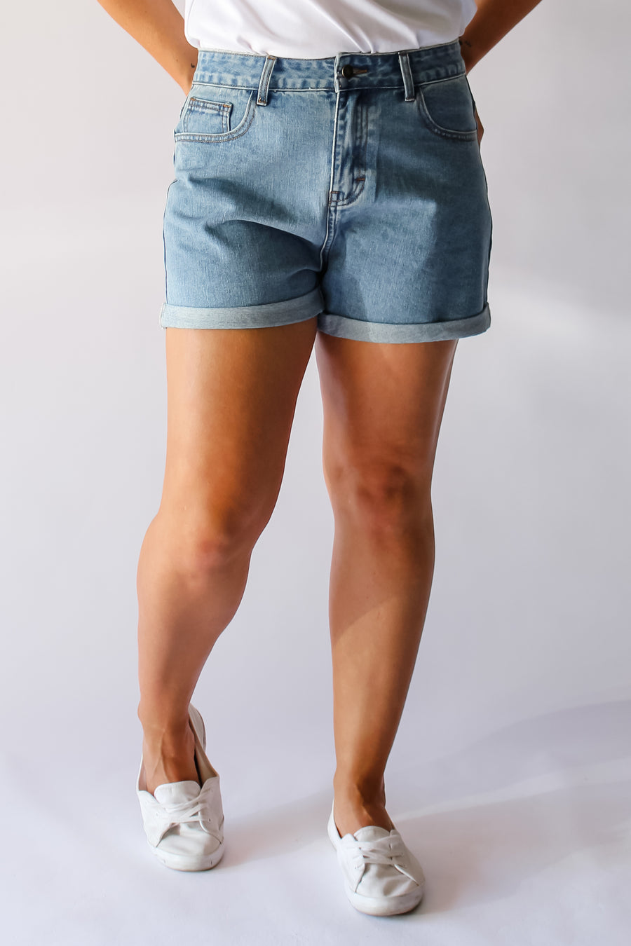 MADDOX DENIM SHORTS - BLUE