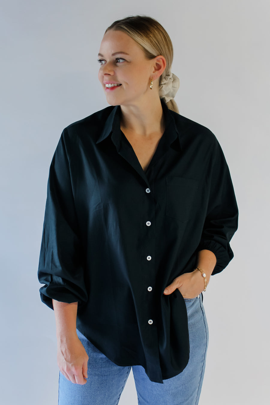 EMMELINE TOP - NAVY