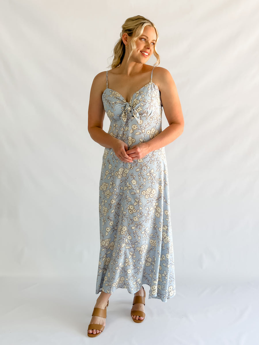 JASMINE DRESS - BLUE FLORAL